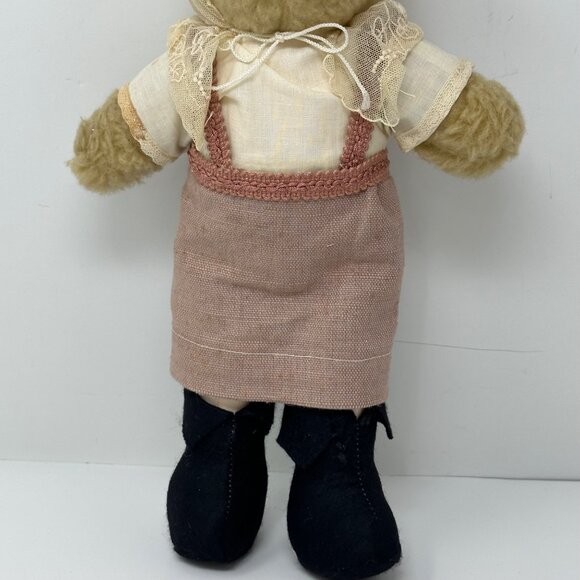 Raebhat Originals Faces of Time Prairie Dog Bear 13 inch Vintage Scotland Tweed - Picture 7 of 16